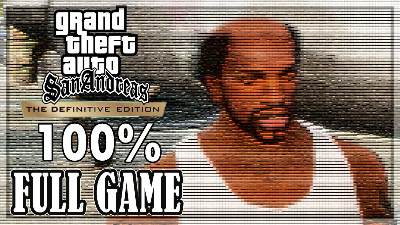 GTA San Andreas - Definitive Edition GTA San Andreas Definitive Edition  Perfect 100% Savegame for PS4 Mod 