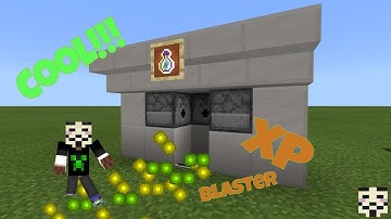 How To Make an XP Blaster - MineCraft Bedrock Tutorial