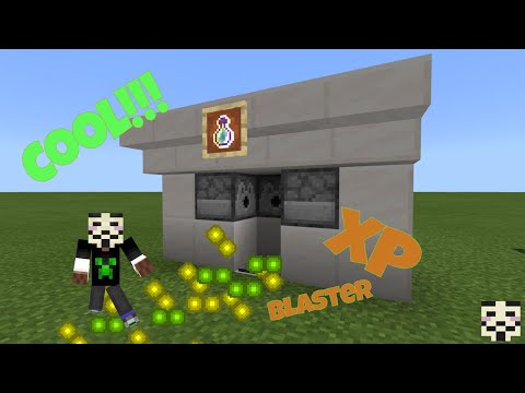 How To Make an XP Blaster - MineCraft Bedrock Tutorial