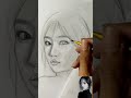Drawing Jo Yuri using the Loomis method