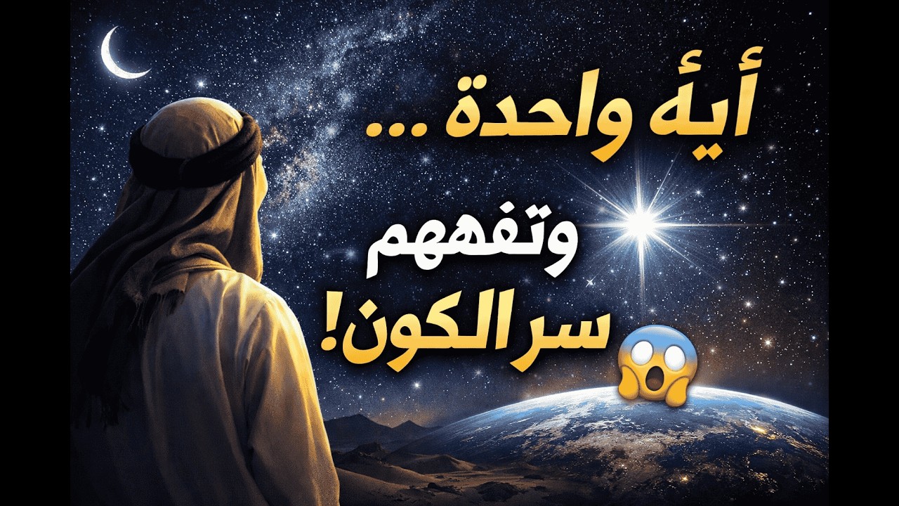 لن تنظر إلى السماء بنفس الطريقة بعد اليوم… تفسير مذهل لآية 