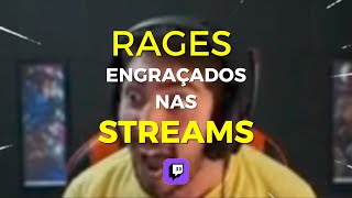 OS RAGES MAIS ENGRAÇADOS nas STREAMS #1 - Streamers dando rage ao vivo