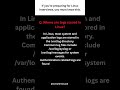 Linux Interview Question: Where Are Logs Stored? #interview #devopsengineer #cloud