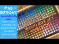 BIRTHDAY VIDEO! Blue earth pastels full wooden box set of 336 unboxing and other goodies!