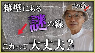 【倒壊の危険は!?】擁壁に浮かび上がる「謎の線」を建築Gメンが調査！