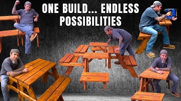 This Picnic Table Transforms! (You’ve Never Seen One Like It)