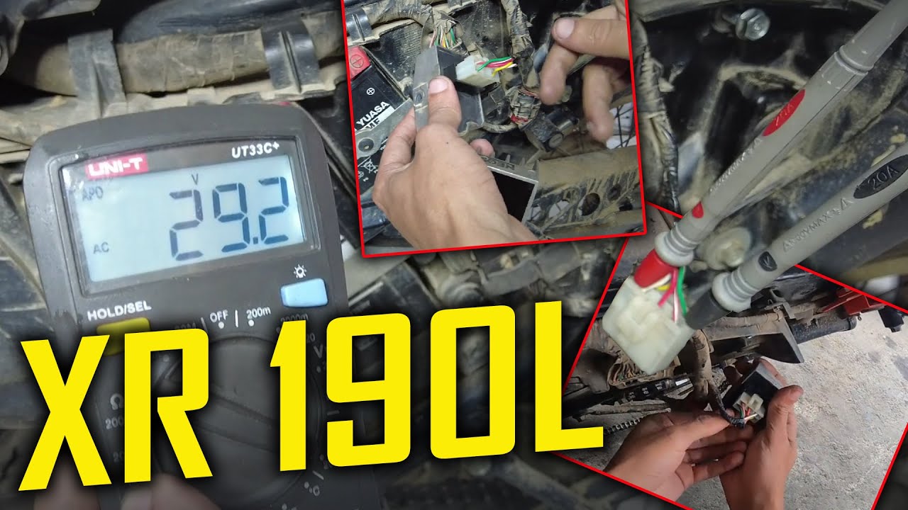 HONDA XR 190 L | Sistema de Carga - Bobina - Regulador - Bateria