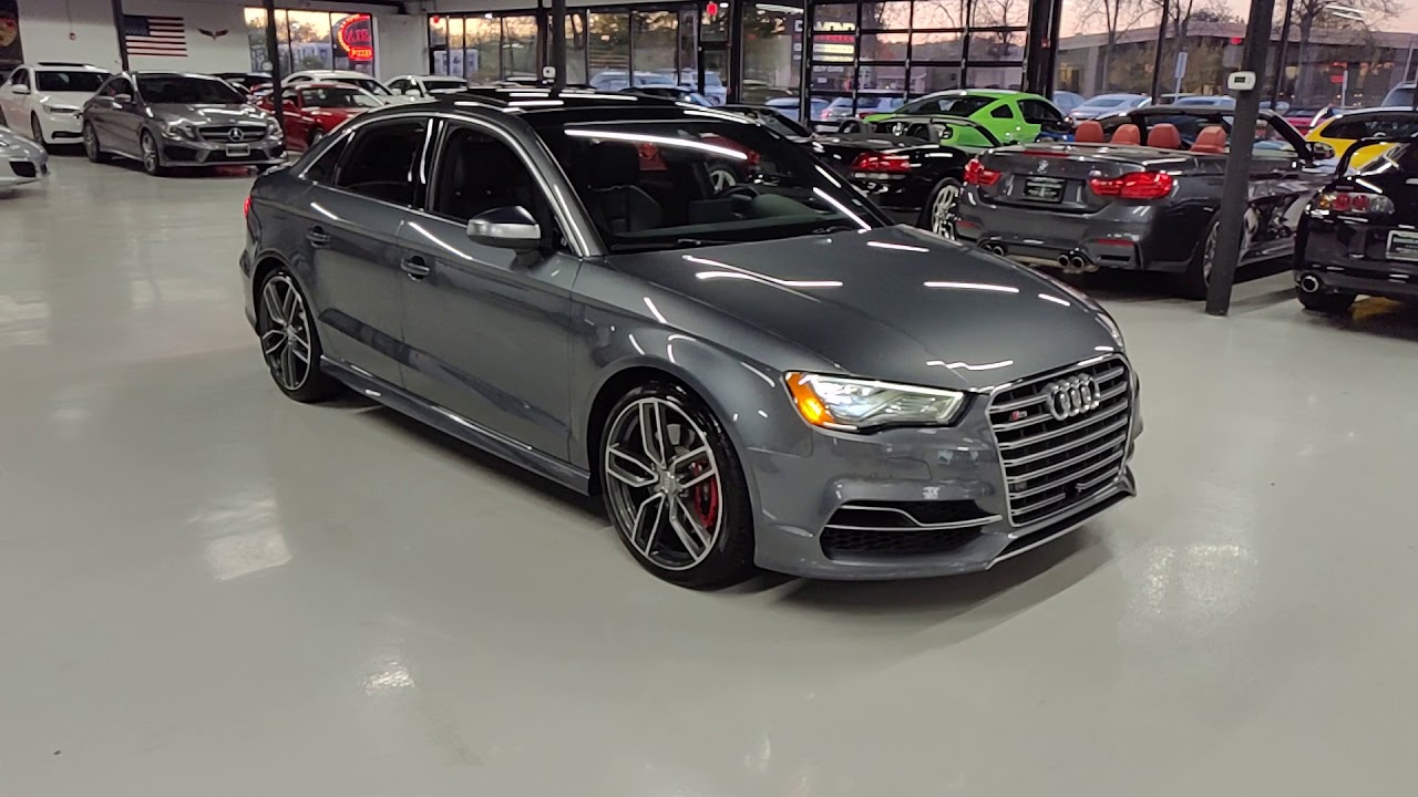 2016 Audi S3 Monsoon Gray Metallic 1 OWNER! Startup and ...