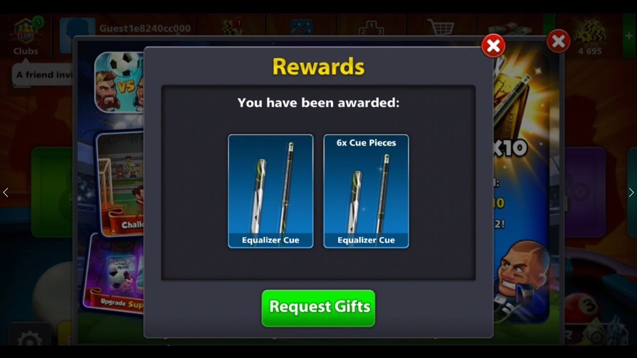 Equalizer Cue Free for All 8 Ball Pool