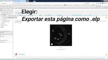 Insertar/exportar páginas .elp en eXeLearning