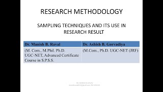 Sampling   Part   1   Probability Sampling