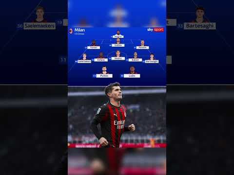 Video ?PROBABILE FORMAZIONE MILAN-GENOA?????#milan #football #seriea #fyp #diavolo #perte