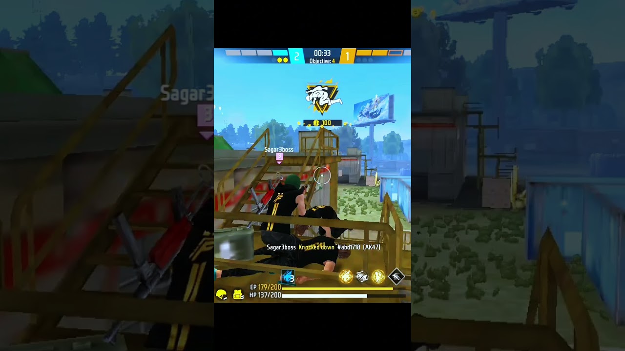 1vs 4 Challenge! 💥😱 Clutch Moment in Last Zone! 🏆👑 