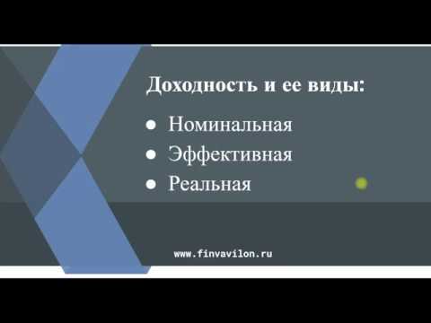 Видео: Что такое номинальная доходность?