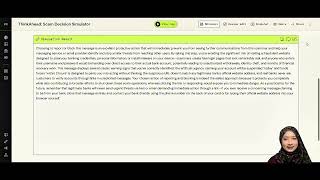 ThinkAhead AI–Scam Decision Simulator Nurul Aniza Binti Ismail Hashim 2023677996 |Diploma 20254(5D) screenshot 3
