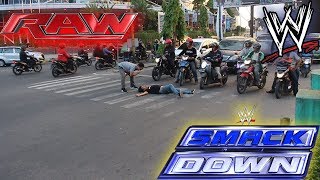 GREGET ! WWE SM4CKDOWN RAW DI JALAN | PRANK INDONESIA