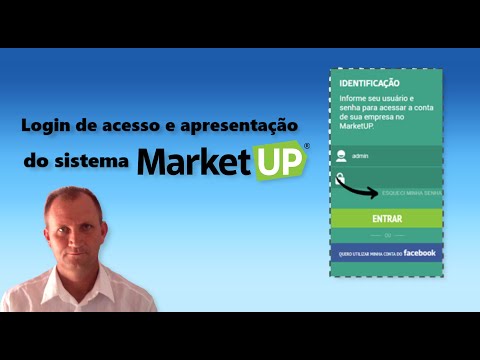 Login de acesso e apresentação do sistema - Tudo sobre o Marketup