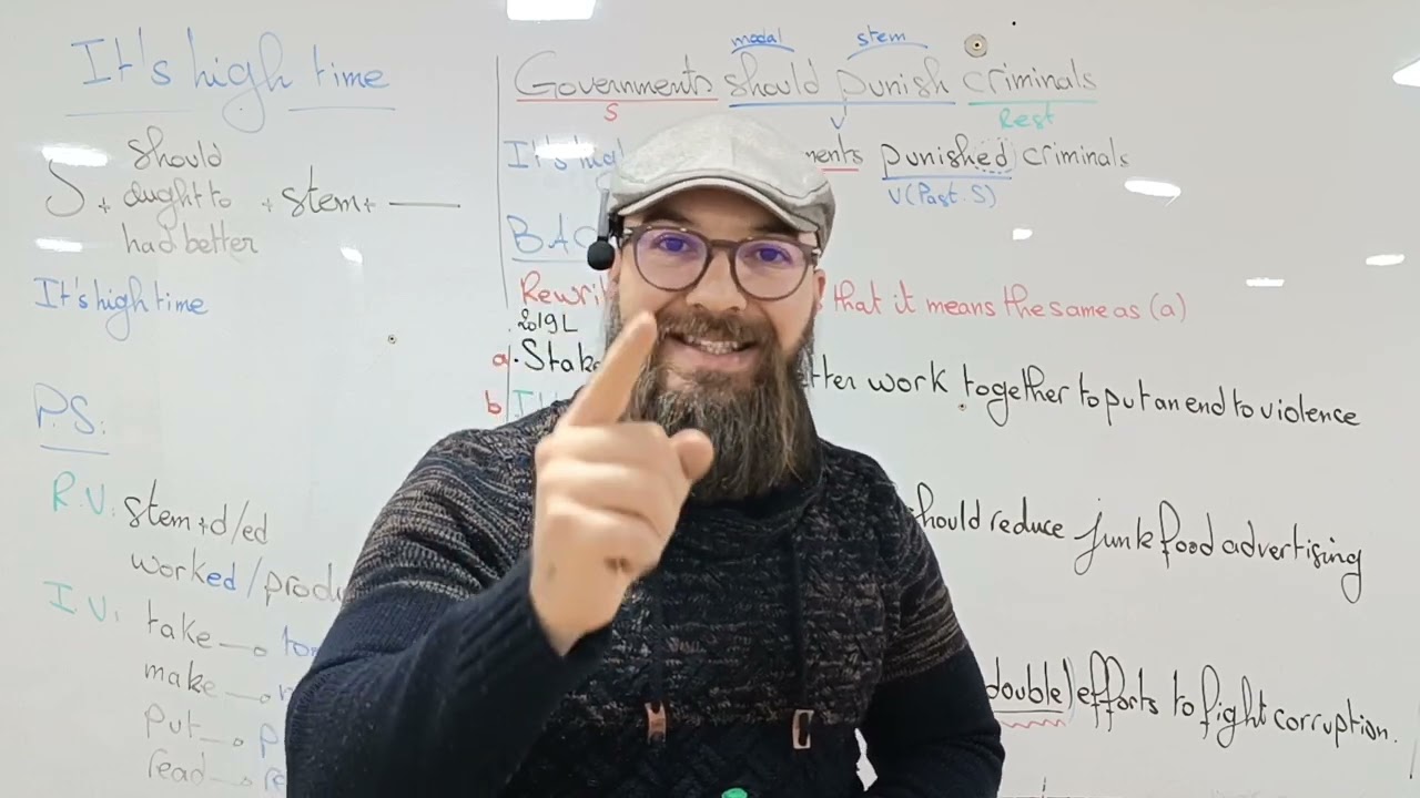 English 01 BAC 2025: It’s high time (جميع الشعب)