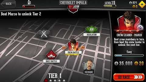 Won Marco’s Ford Thunderbird in CSR Classics Tier 1!!