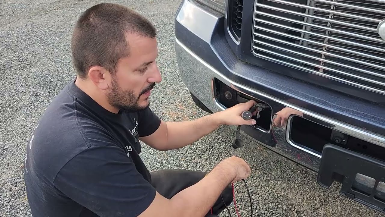 How to test your block heater cord and element on your ford PowerStroke Diesel.