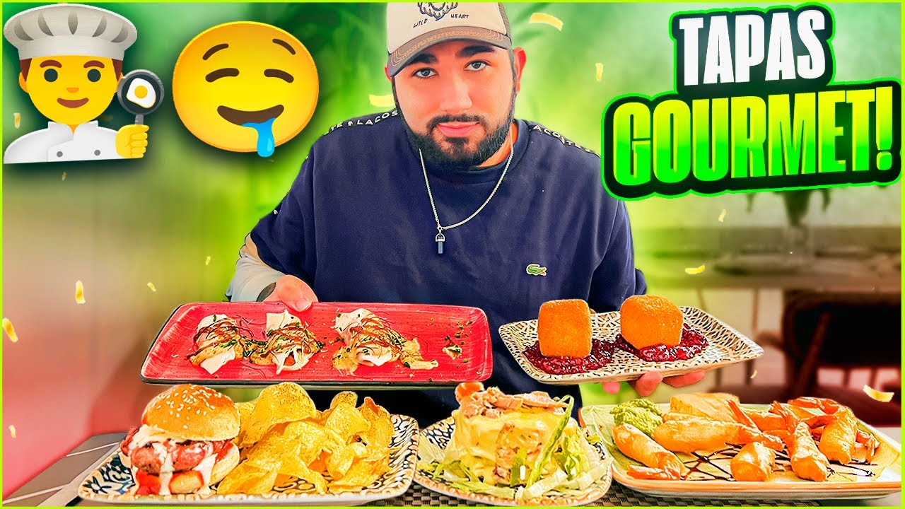 Comí las MEJORES TAPAS gourmet de Málaga (El precio es importante) - ChicoFoods