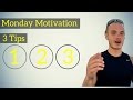 Monday Motivation//Getting Motivated (3 TIPS)