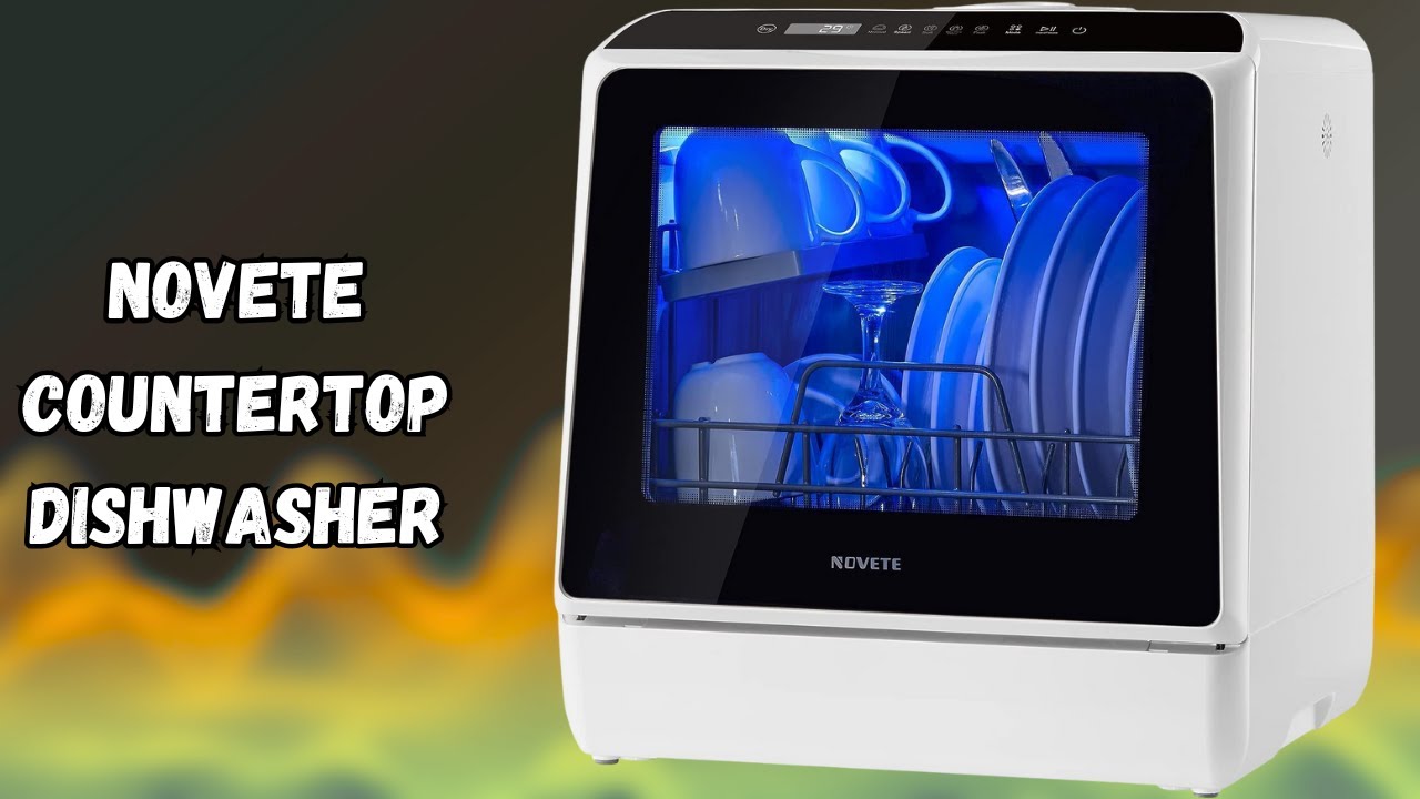 Портативная посудомоечная машина NOVETE | Резервуар для воды 5 л | Функция сушки воздухом | ПОЛНЫ...