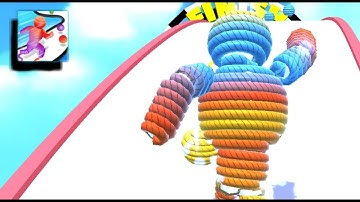 Rope Man Run Game | All Level Gameplay Android,ios | Level 19-22