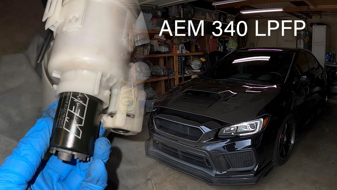 New AEM 340 fuel pump installed YouTube
