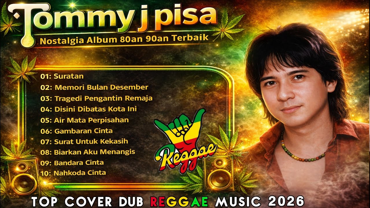 🔥Album Terpopuler Tommy J Pisa 🎧 Kumpulan Lagu Lawas Versi Reggae Ska Terbaru 2026