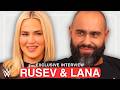 Rusev &amp; Lana First Interview TOGETHER – WWE Wrestlemania Podcast
