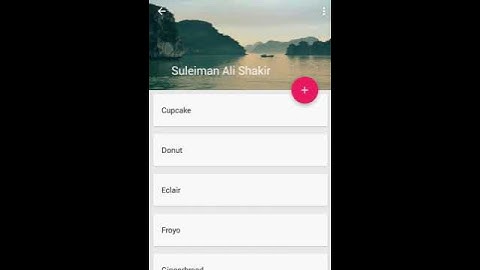 Toolbar Animation using Android Design Support Library