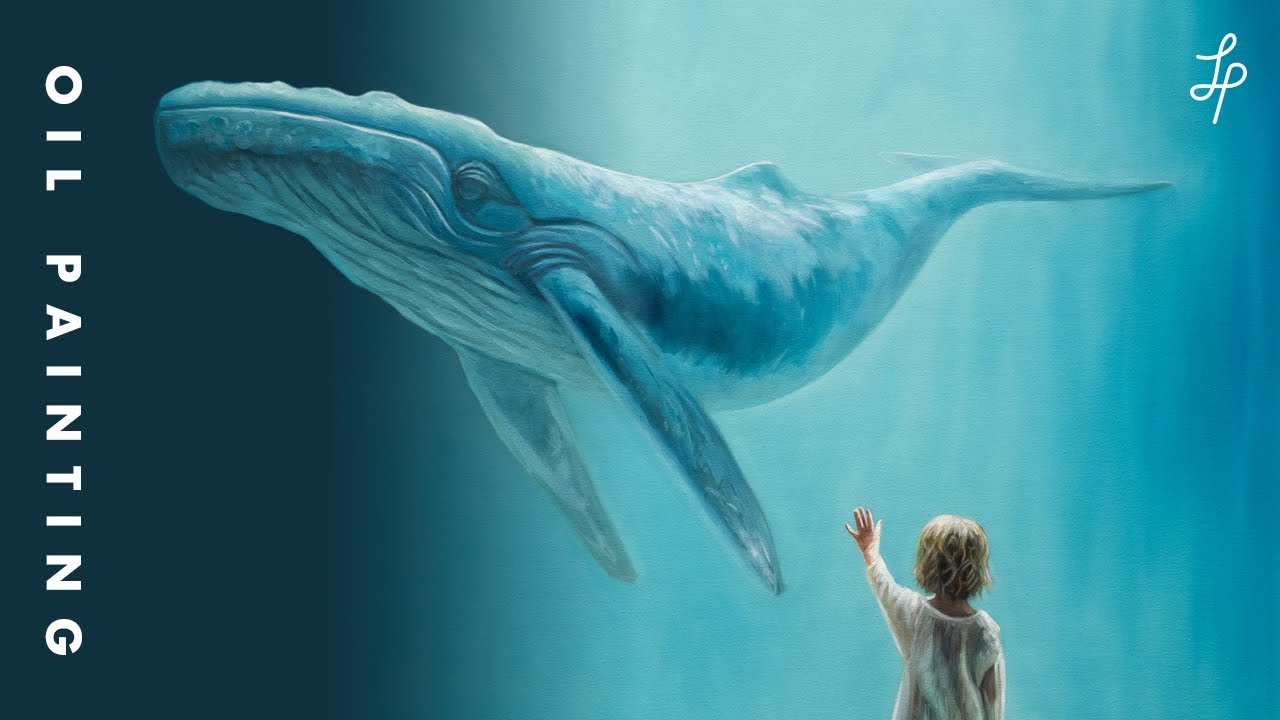 Ethereal Oil Painting Process | Dreaming of Whales