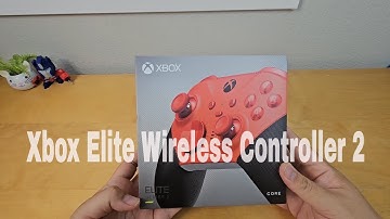 Xbox Elite Wireless Controller Series 2 Core Red Edition  Unboxing & Impression HD 1080p
