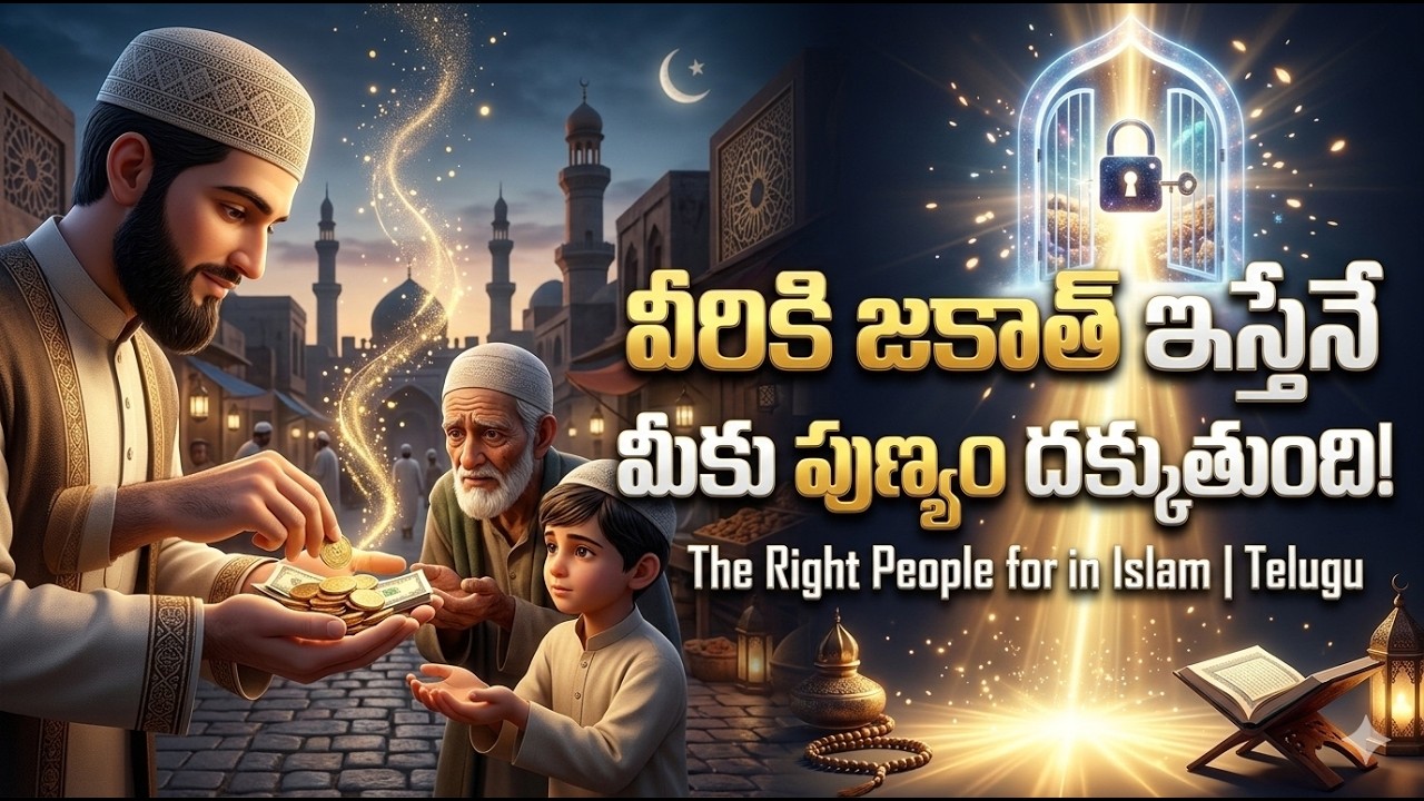 వీరికి జకాత్ ఇస్తేనే మీకు పుణ్యం దక్కుతుంది! | Right People to Give Zakat in Islam | Telugu