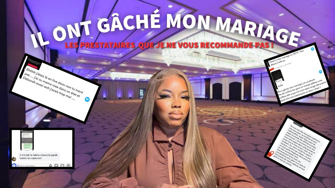 STORYTIME : IL ONT GACHÉ MON MARIAGE 😭 😡 ! LES PRESTATAIRES QUE JE NE VOUS RECOMMANDE PAS ‼️
