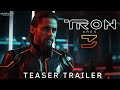 Tron 3 ares  teaser trailer 2025  jared leto  evan peters movie  disney