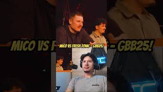 MICO vs FRESH TONIC - GBB25 | Beatbox Reaction 🔥