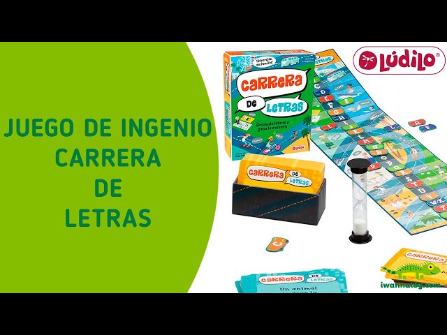 Lúdilo Juegos - 🚗CARRERA DE LETRAS🚗 Piensa, debate y elige con que  palabra vas a competir contra el equipo oponente. Cada equipo deberá  encontrar la palabra correcta para conseguir el mayor número