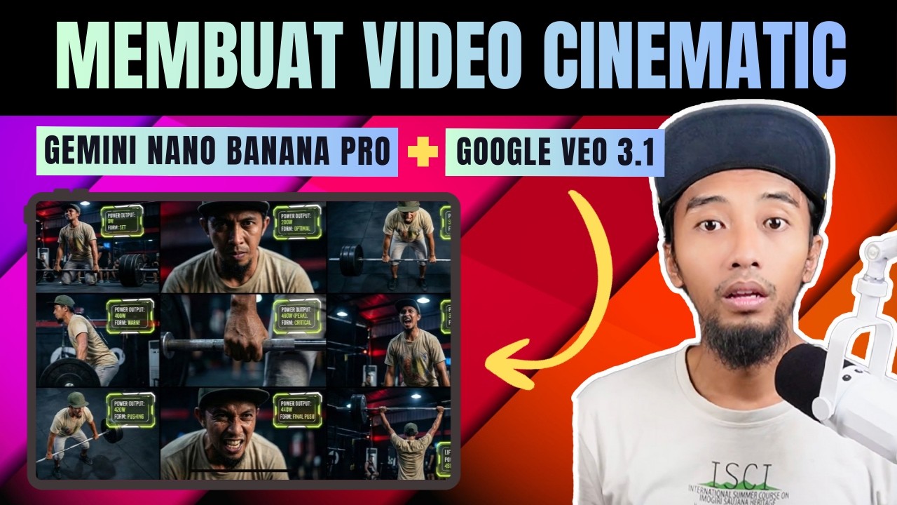 Cara Membuat Video Cinematic Pakai AI Nano Banana Pro + Veo 3 - YouTube