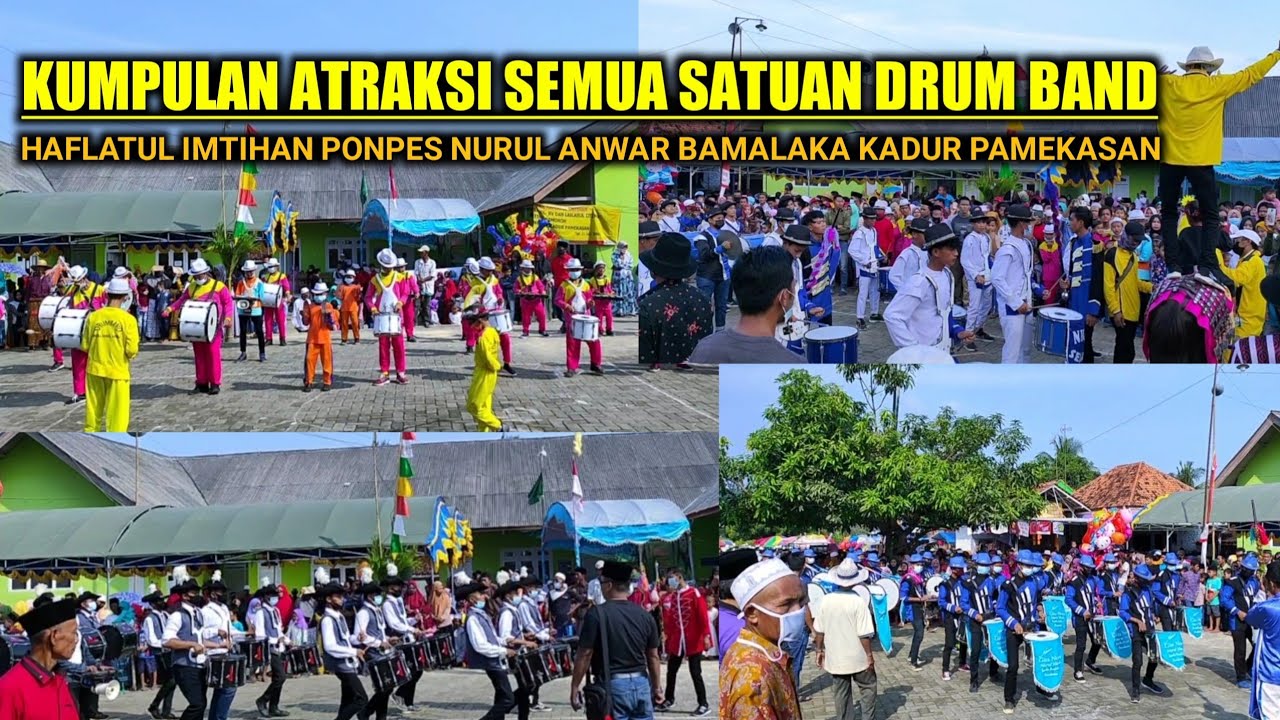 KUMPULAN AKSI SEMUA DRUM BAND DI PONPES NURUL ANWAR