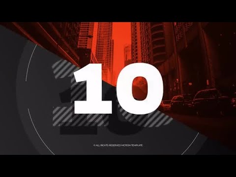 Countdown - Media Opener DaVinci Resolve Templates