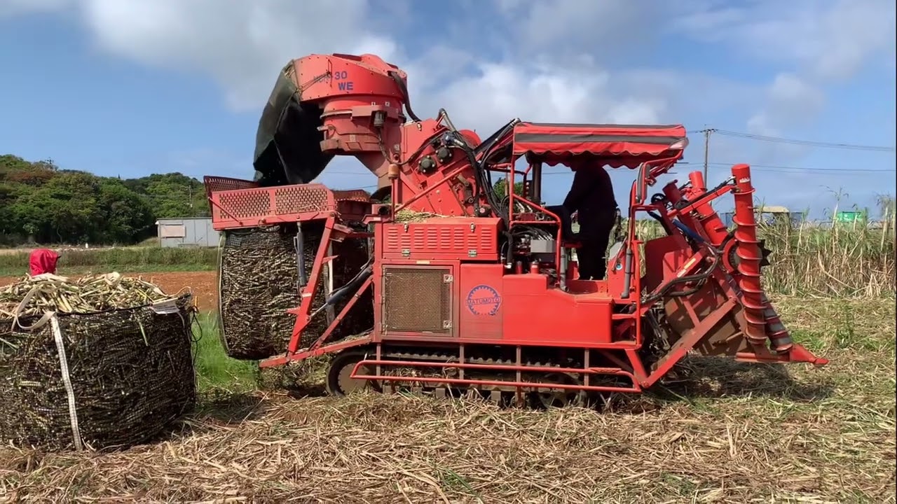 ｢沖永良部島｣さとうきびハーベスター｢ぼっち農家｣