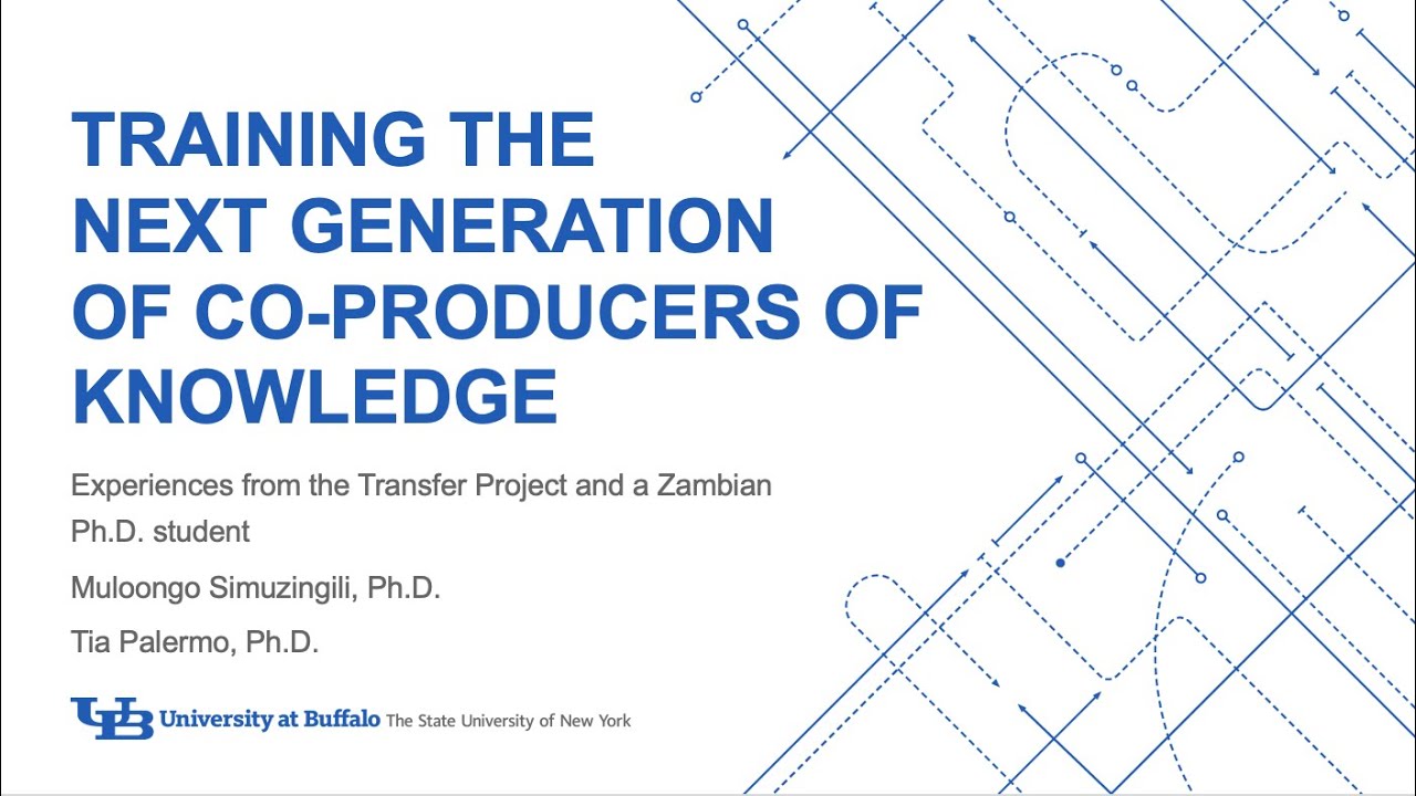 Training the Next Generation of Co-Producers of Knowledge - YouTube