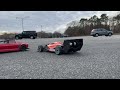 Rc drag racing with 8s arrma infraction vs limitless