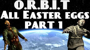 Orbit ALL EASTER EGGS incl DESTINY and EXO ZOMBIE guns solo #1 - World at war custom zombies