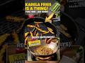Karela Fries 😳 Air Fryer vs Kadai | Crispy &amp; Not Bitter🔥#karela #Shorts #viral #shortsfeed #airfryer