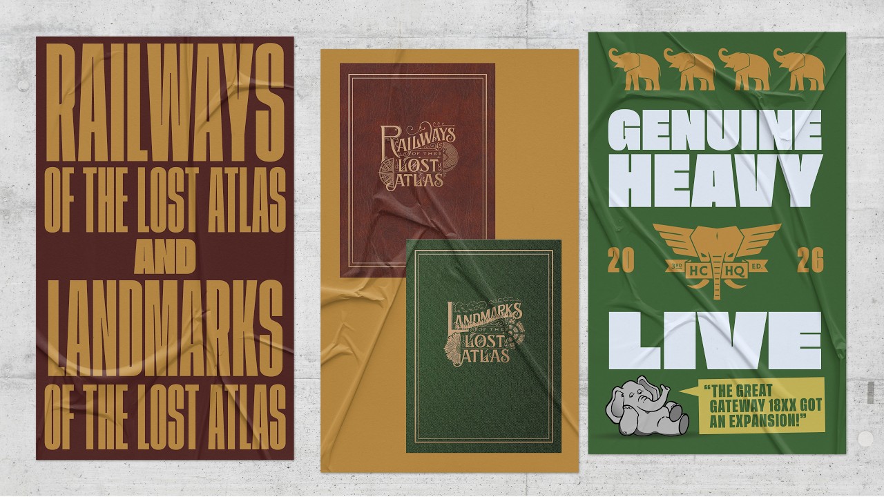 Railways of the Lost Atlas w/Expansion (Again) - 5p Play-through & Discussion by Heavy Cardboard
