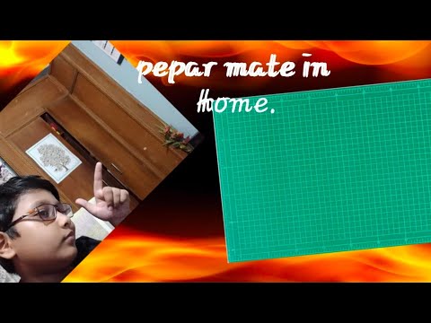 Pepar mate in home how?