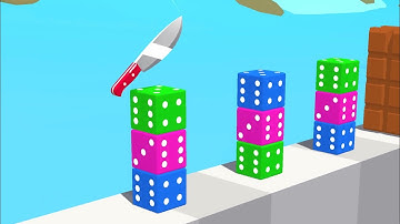 Slice it All! 🔥❤️‍🔥👩‍❤️‍💋‍👩 Very Satisfying And Relaxing ASMR Slicing Game